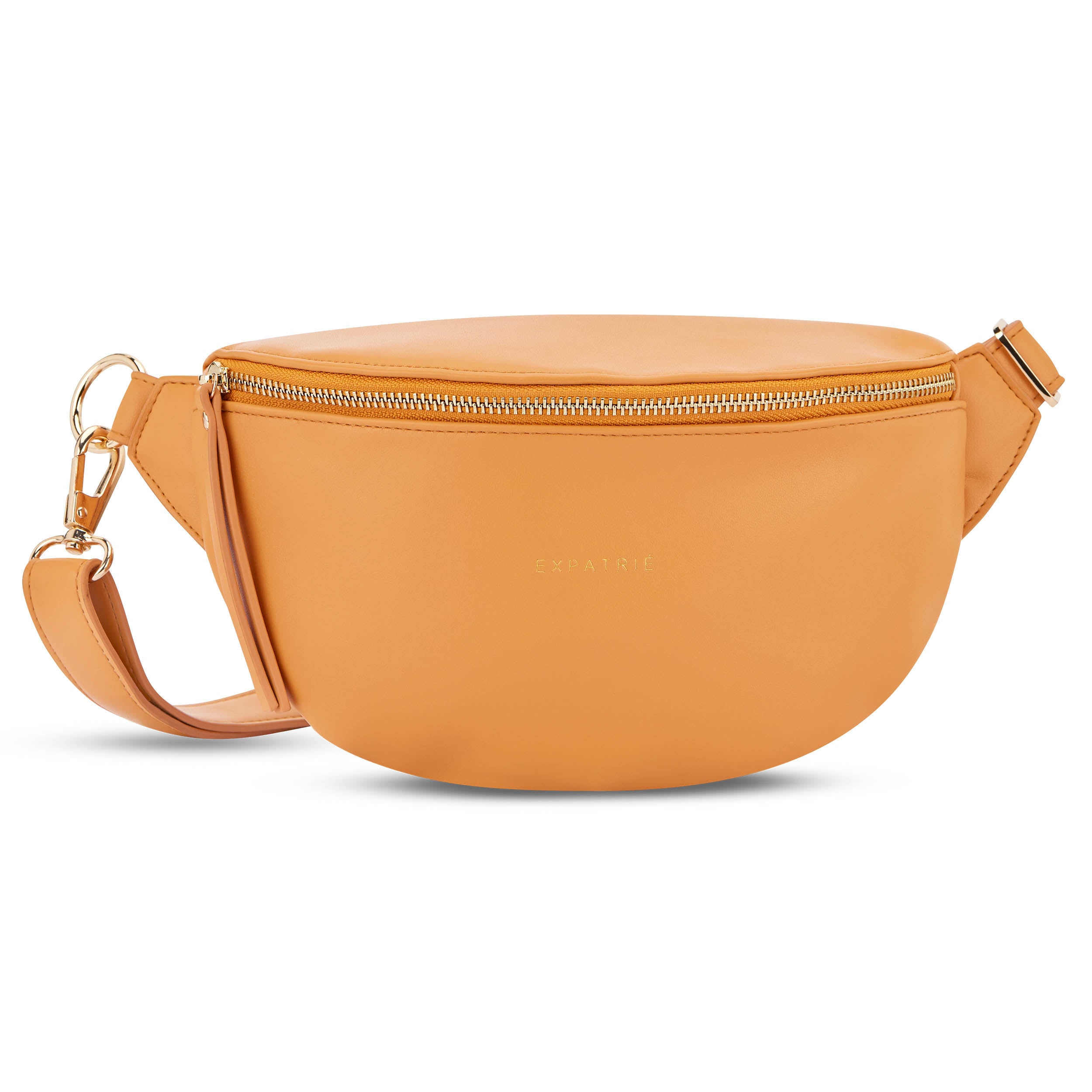 Bauchtasche Alice Small in orange mit Reißverschluss und verstellbarem Gurt