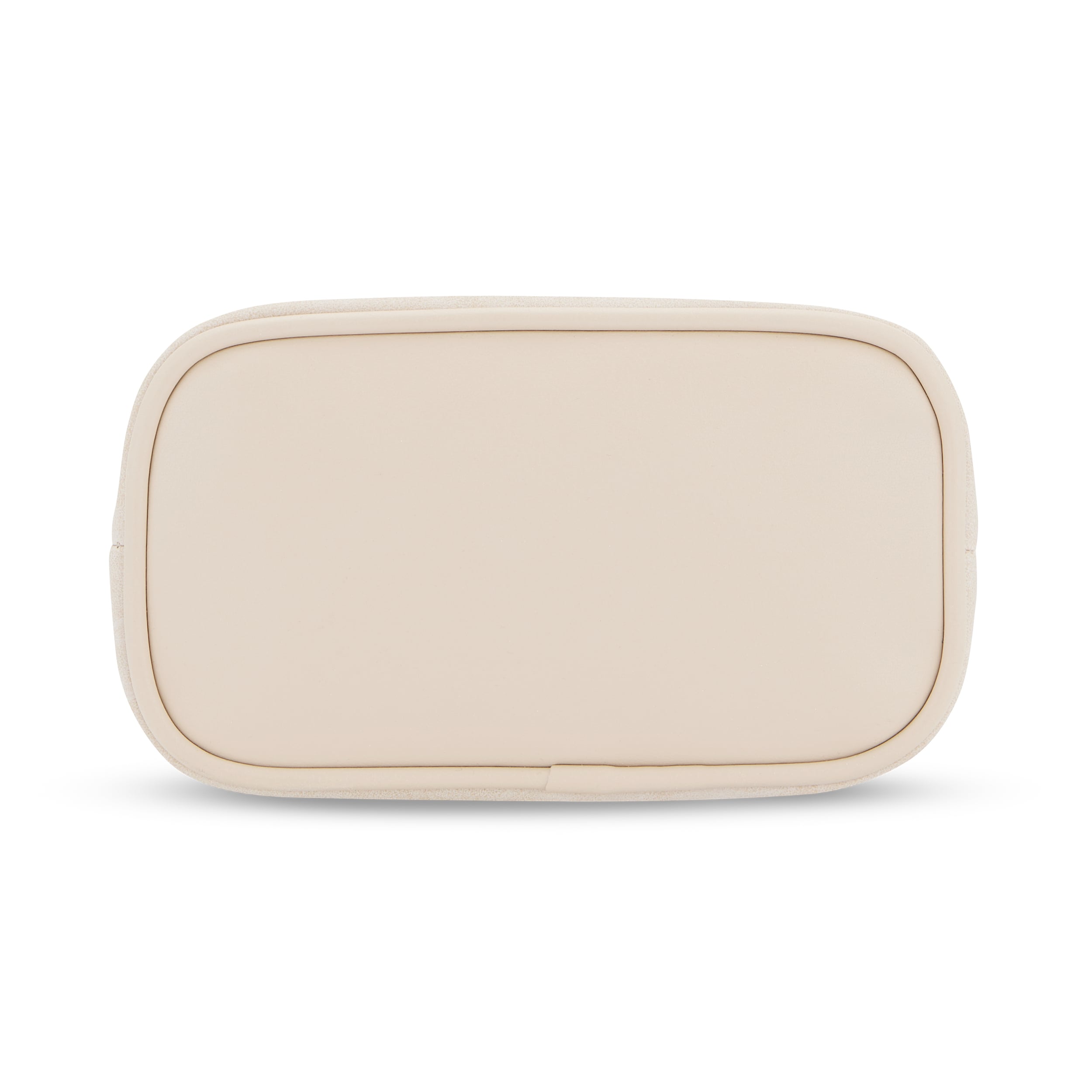 Beuteltasche Sarah Small beige mit rechteckiger Bodenfläche