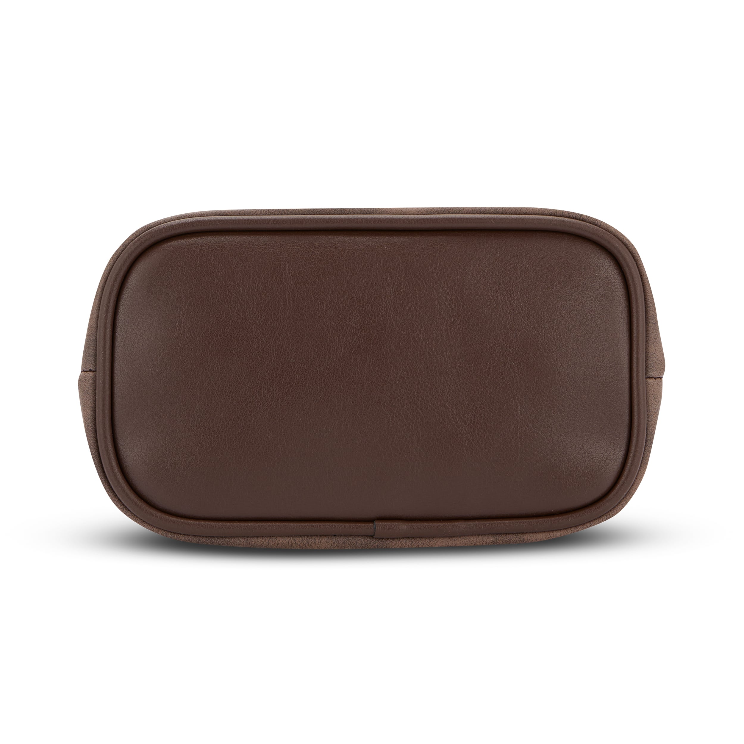 Braune Beuteltasche Sarah Small mit glattem Lederboden