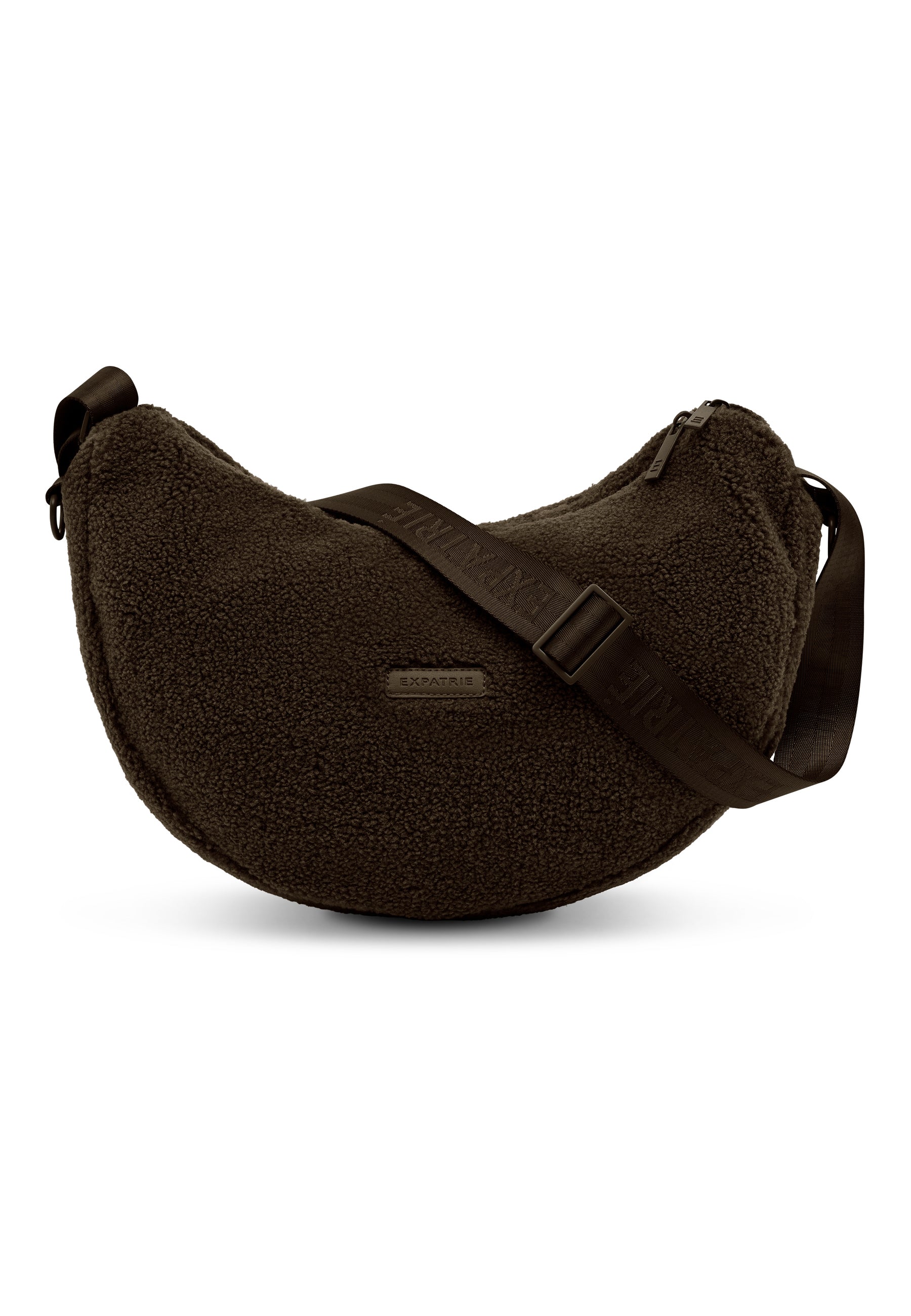 LENI - TEDDY HALF MOON BAG