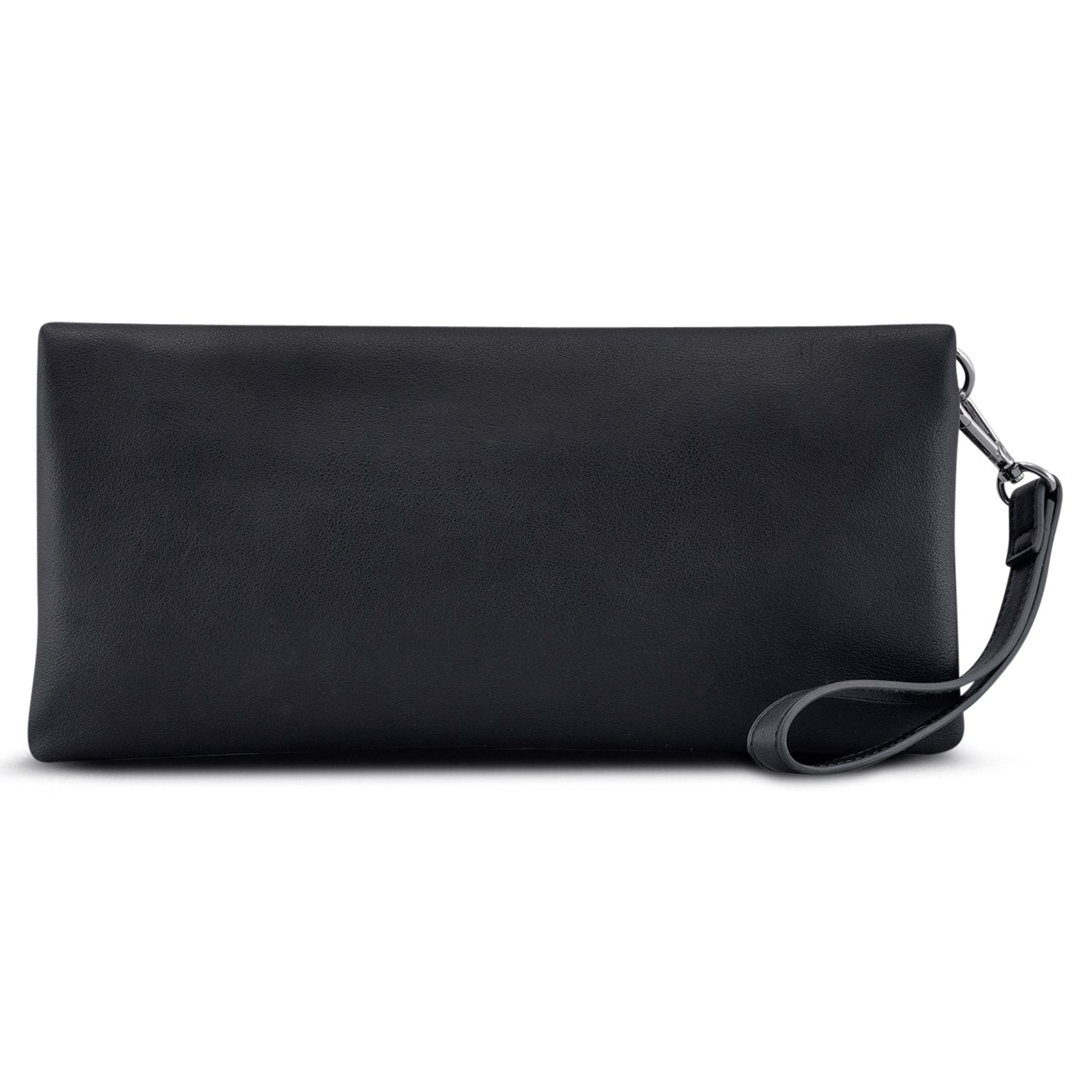Schwarze Clutch-Tasche 'Marie' für Damen mit abnehmbarem Handriemen