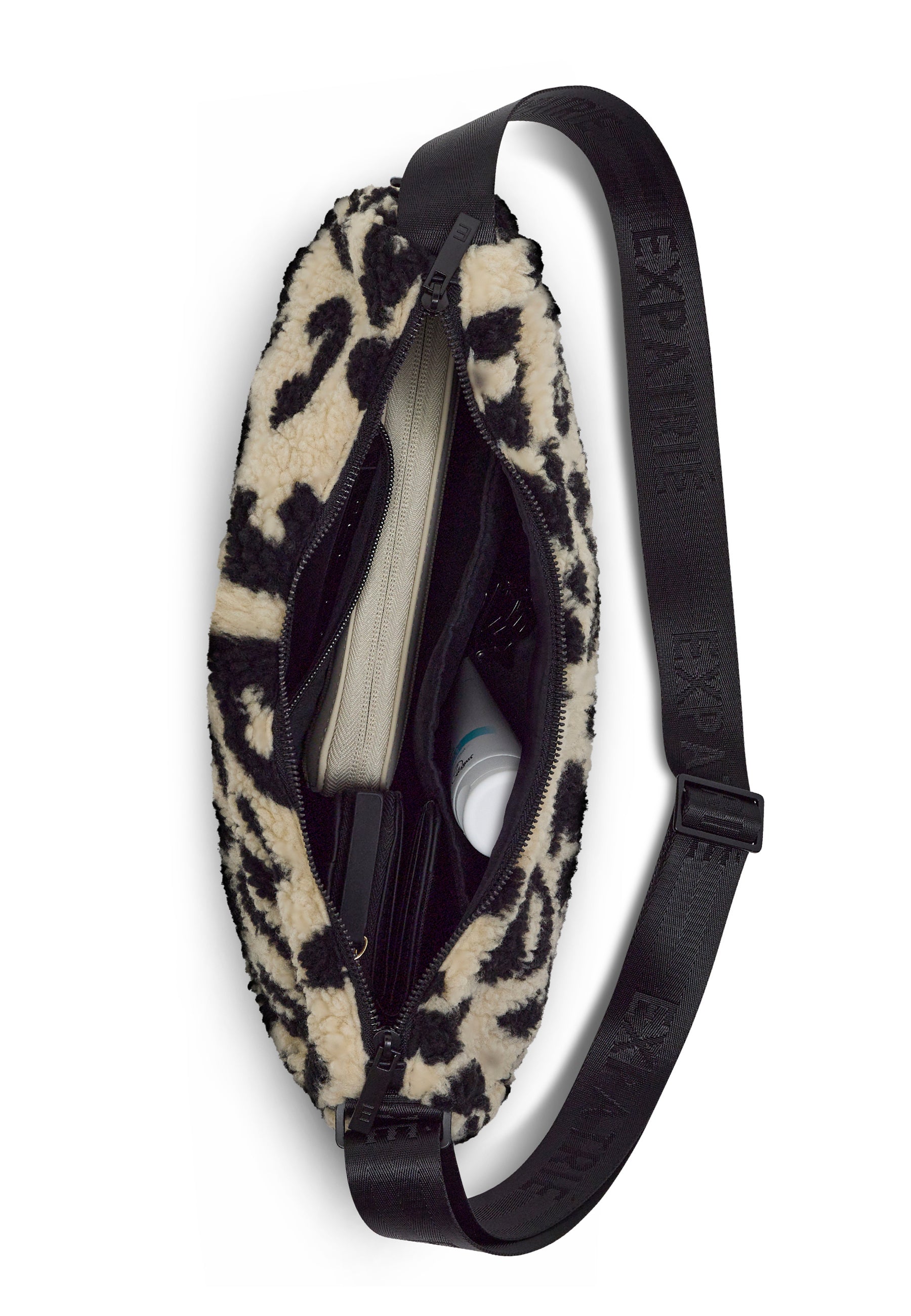 LENI - TEDDY HALF MOON BAG